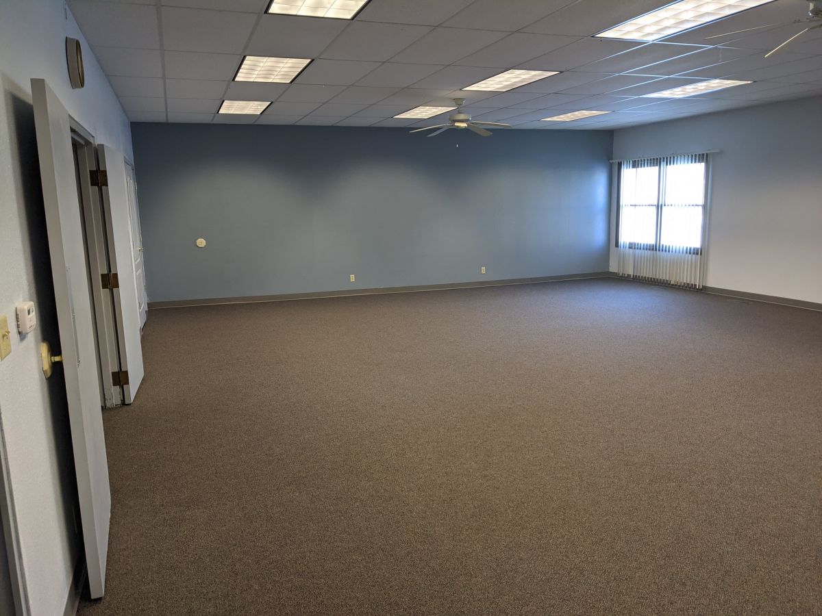 The rental space open room